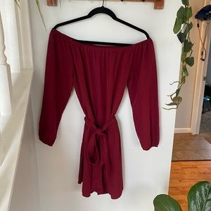 Burgundy Romper
